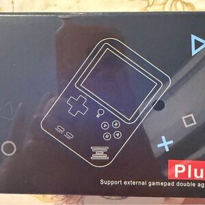 Portable Handheld Retro Game Console - Black